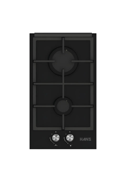Gas Hob on Glass | 2 Burners