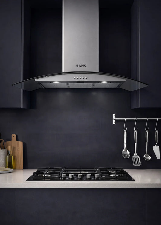 Wall Chimney Hood | Input power 204W | Tempered glass