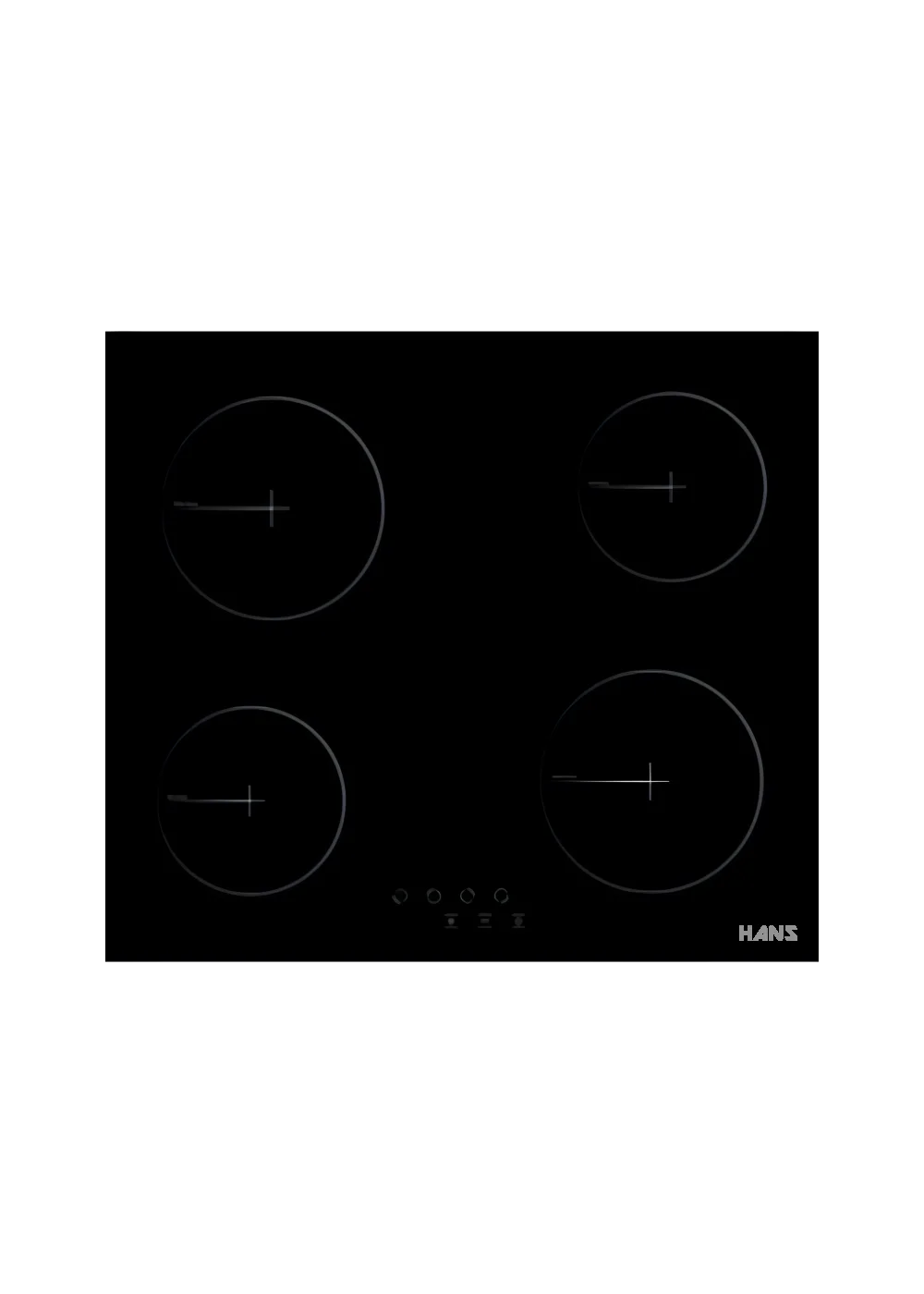 Electric Ceramic Hobs | 4 Cooking Zones