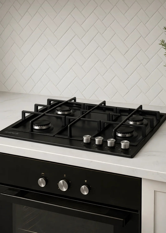 Gas Hob on Glass | 4 Burners