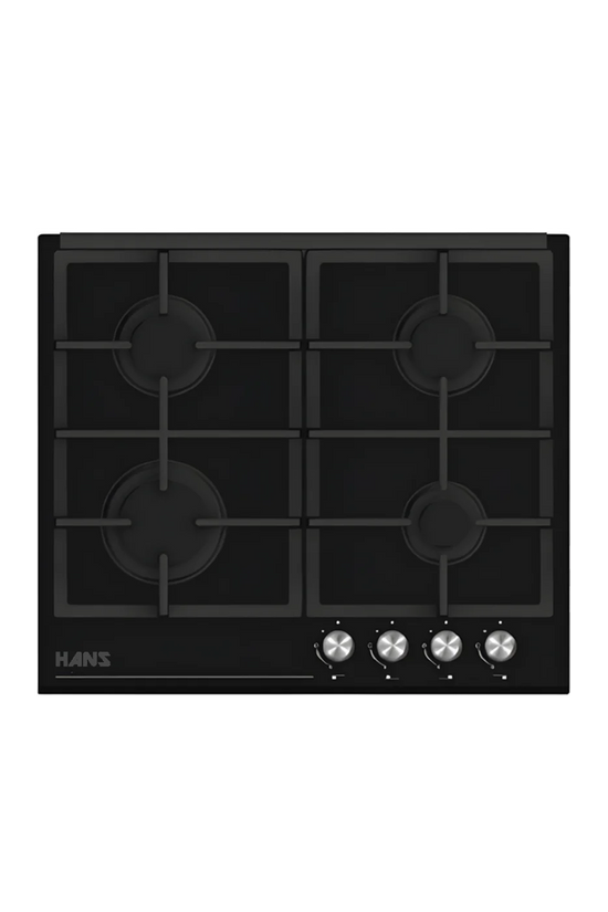Gas Hob on Glass | 4 Burners