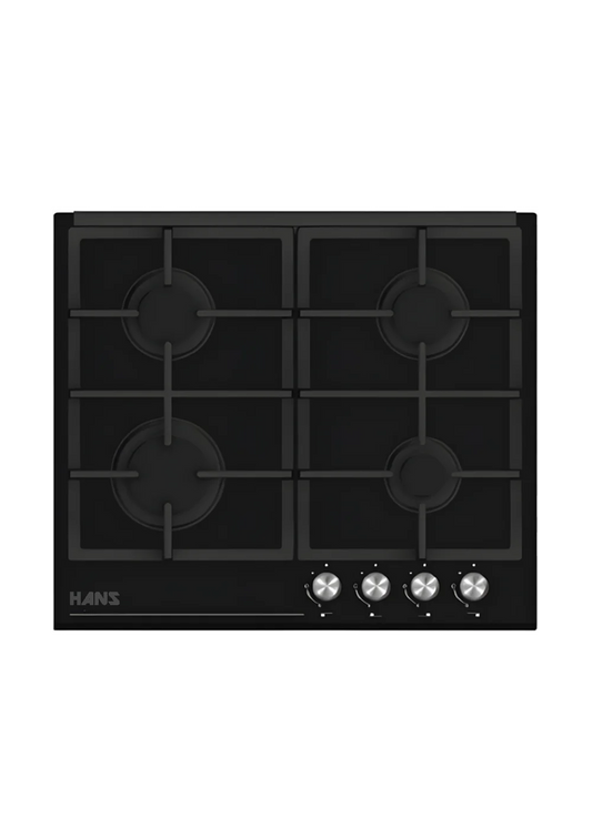 Gas Hob on Glass | 4 Burners