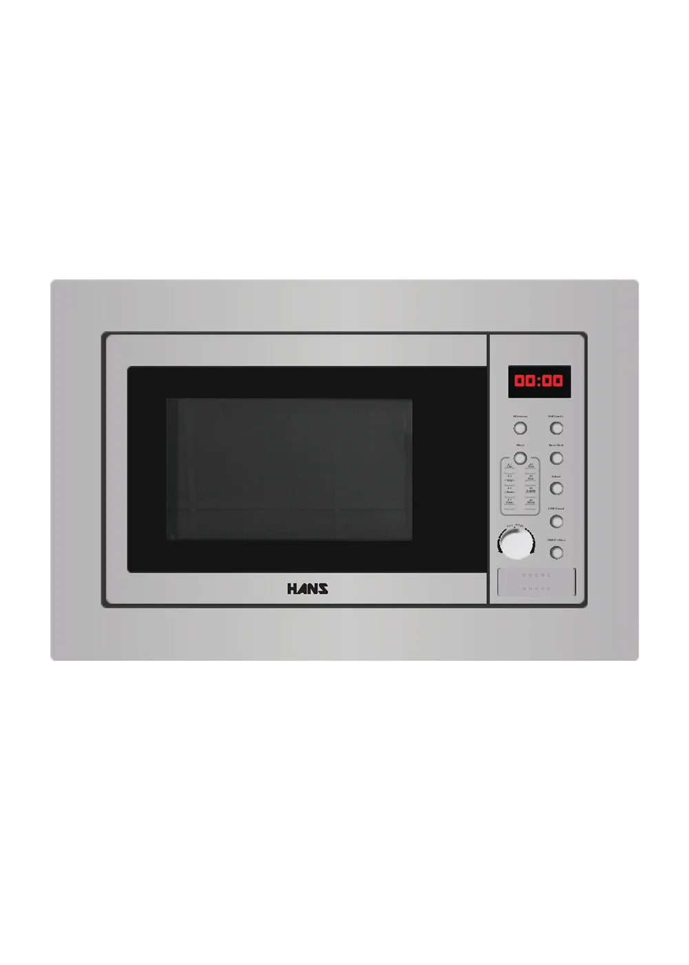 Microwave and Grill | Fingerprint resistant stainless steel |  Button Control
