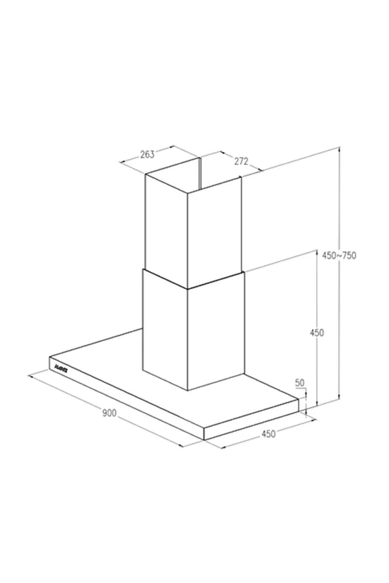 Conventional Hood | Input power 343W  | TFT Knob