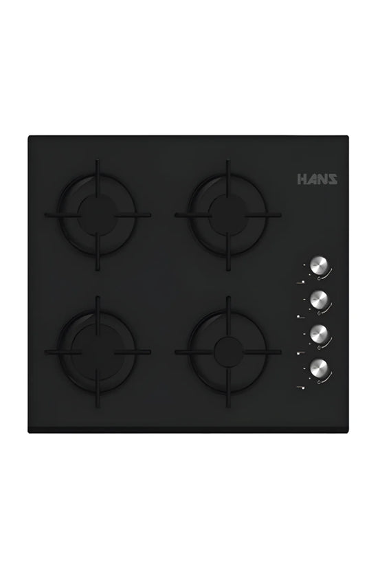 Gas Hob on Glass | 4 Burners