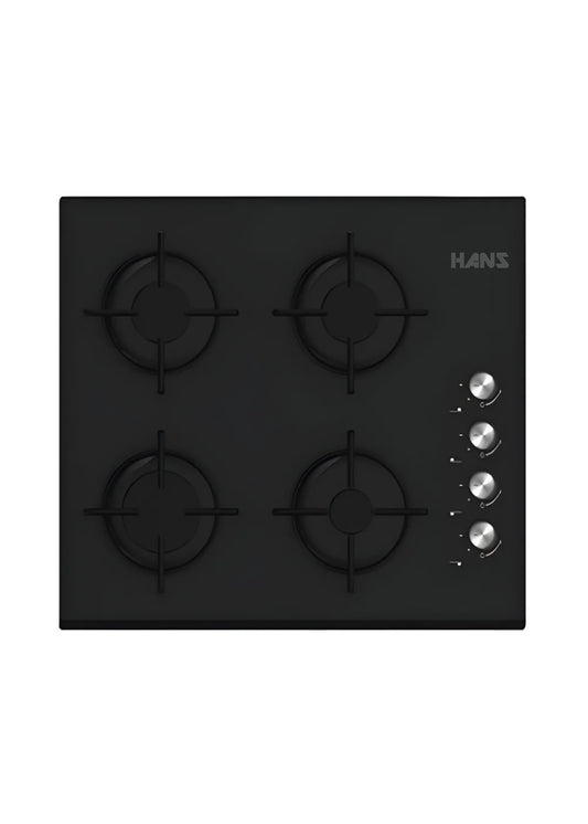 Gas Hob on Glass | 4 Burners