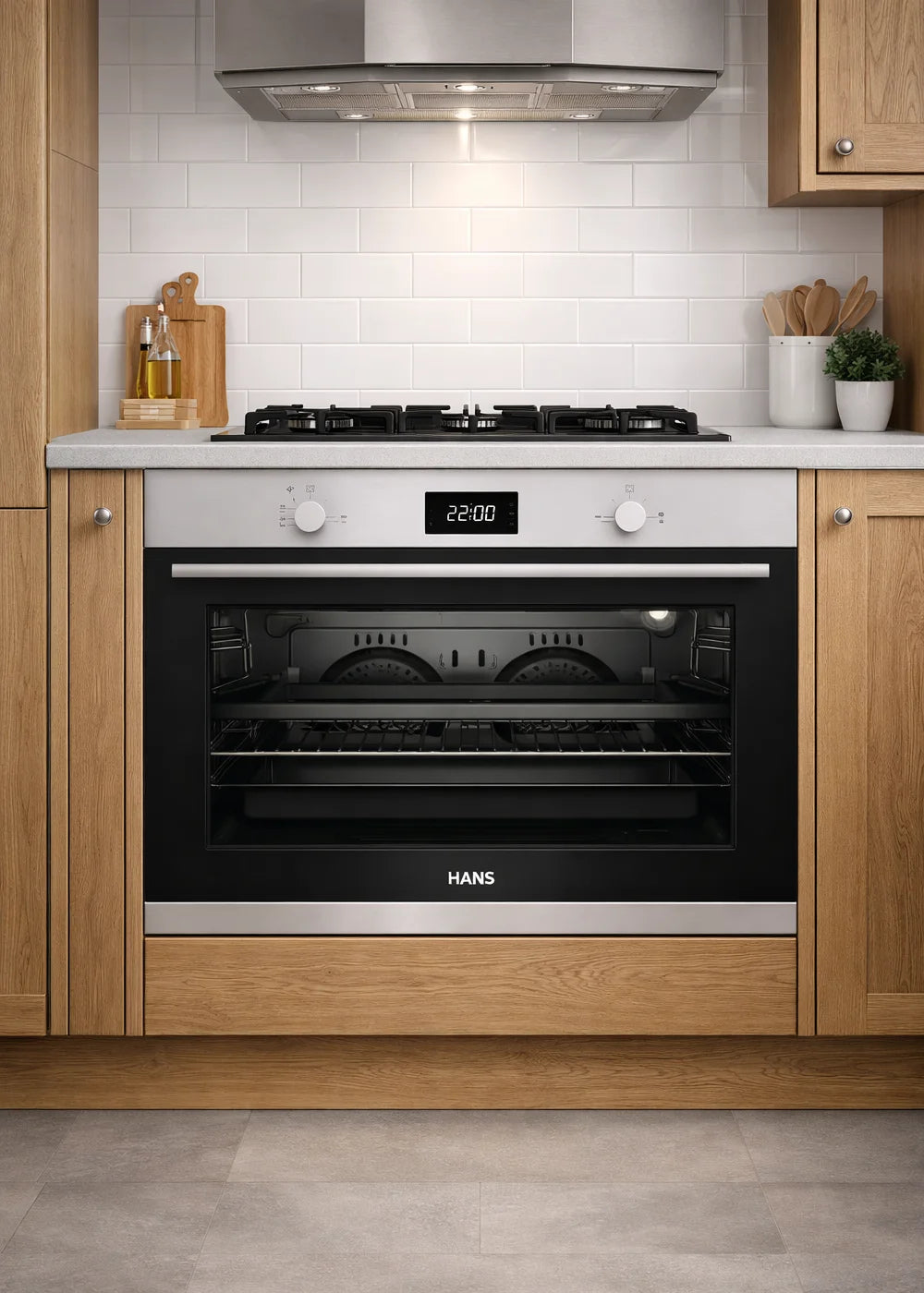 Gas Oven, Gas Grill – 90 cm (Pro)