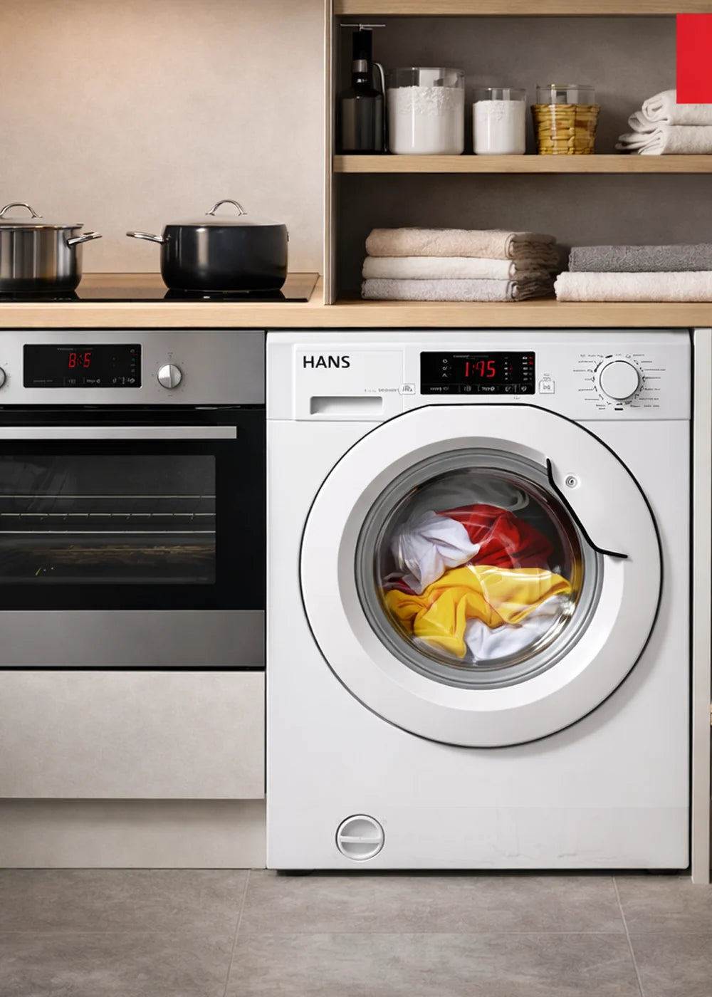 Built in washing machine
