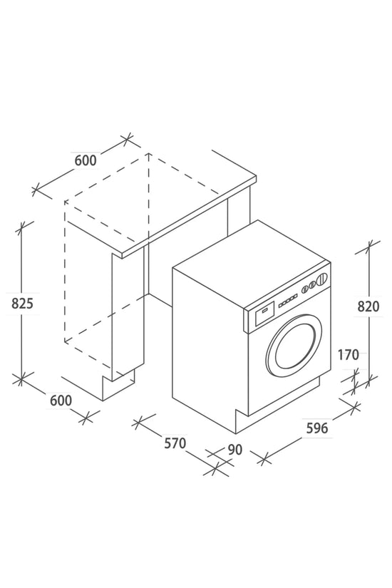 Built in washing machine