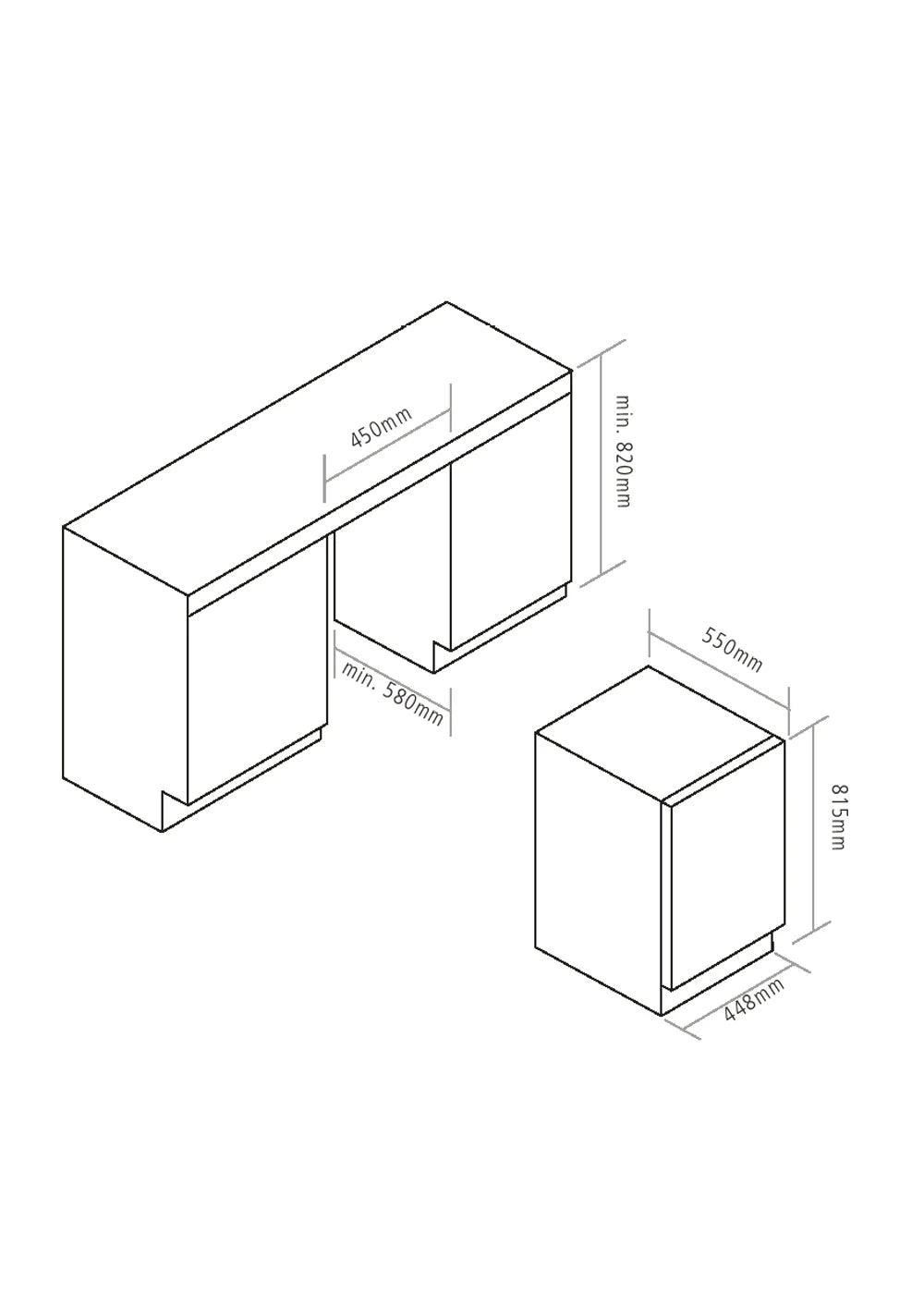 Fully Integrated Dishwasher